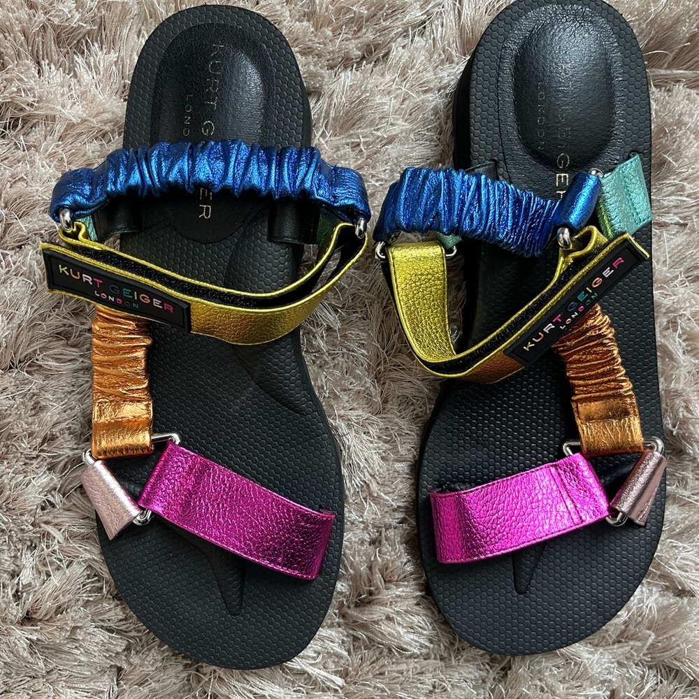 Kurt Geiger Colorful Strappy Sandals